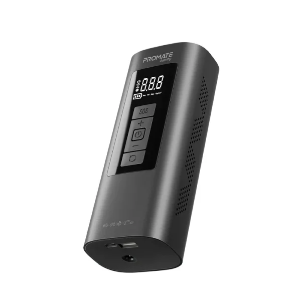 Promate 150PSI 4-in-1 Portable Air Compressor with Power Bank