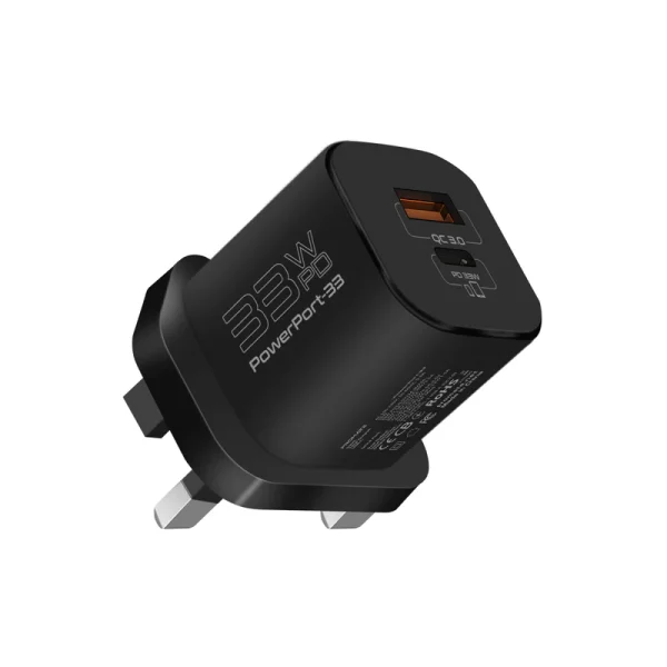 Promate 33W Power GanFast Delivery Charging Adapter
