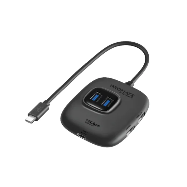 Promate 10Gbps USB 3.2 Ultra-Fast Hub