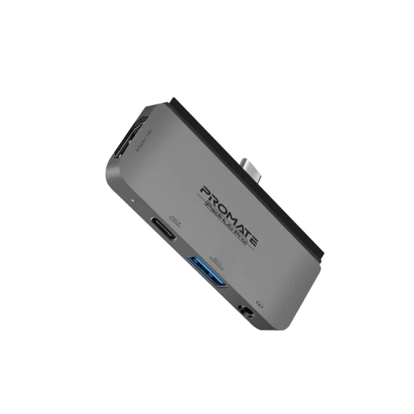 Promate 4-in-1 USB-C MultiMedia Hub