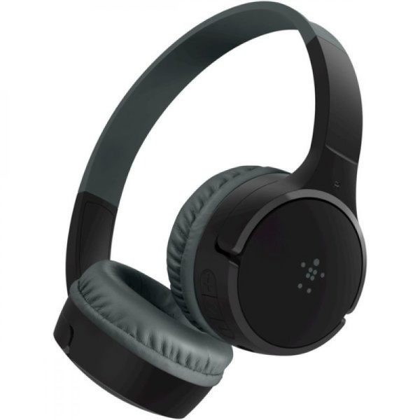 Belkin  Soundform Mini Wireless On Ear Kids Headphones Black