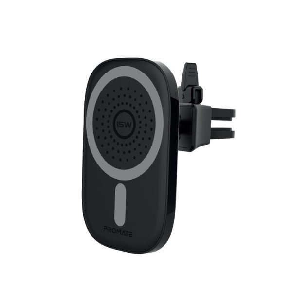 Promate 15W Magnetic Wireless Charging Car Mount
