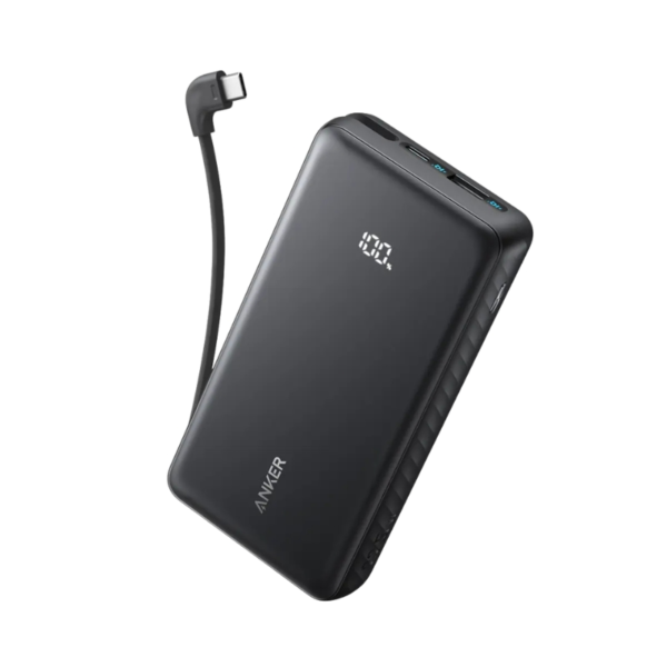 Anker Zolo Power bank (10K/20K, 22.5W, Built-In USB-C Cable)