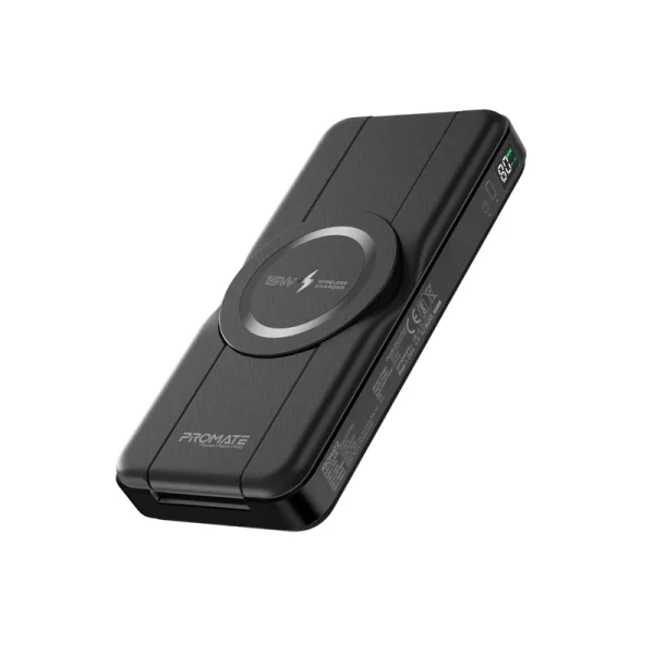 Promate 5-in-1 Foldable MagSafe Compatible Wireless Charging Power Bank